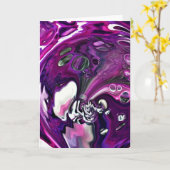 Abstracte kleurenstudie 380, kaart (Gele Bloem)