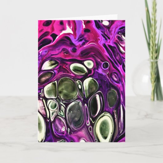 Abstracte kleurenstudie 381, kaart (Voorkant)
