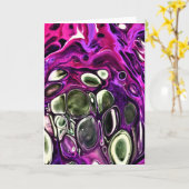 Abstracte kleurenstudie 381, kaart (Gele Bloem)