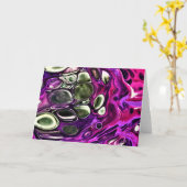 Abstracte kleurenstudie 381, kaart (Gele Bloem)