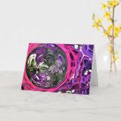 Abstracte kleurenstudie 383, kaart (Gele Bloem)