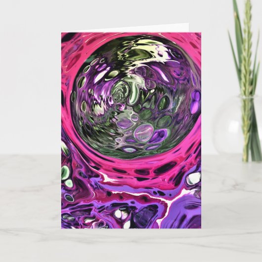 Abstracte kleurenstudie 383, kaart (Voorkant)