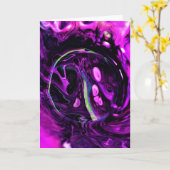 Abstracte kleurenstudie 384, kaart (Gele Bloem)