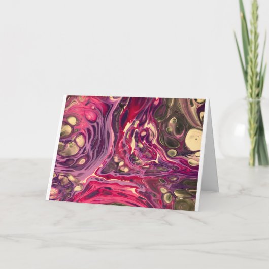 Abstracte kleurenstudie 386, Kaart (Voorkant)