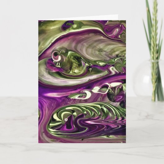 Abstracte kleurenstudie 387, kaart (Voorkant)