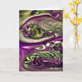 Abstracte kleurenstudie 387, kaart (Gele Bloem)