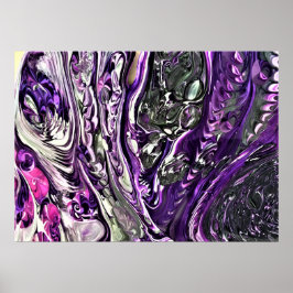 Abstracte kleurenstudie 388, poster