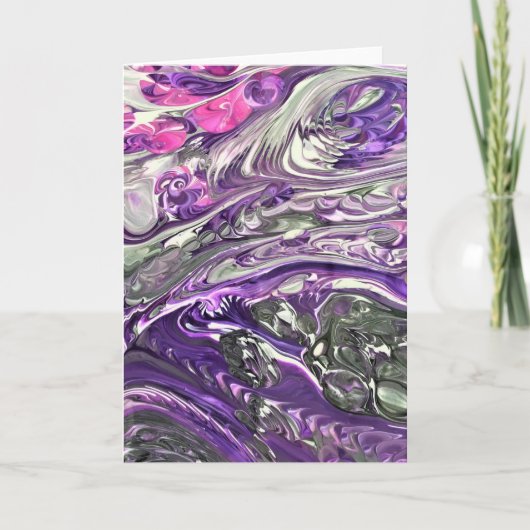 Abstracte kleurenstudie 389, kaart (Voorkant)