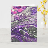 Abstracte kleurenstudie 389, kaart (Gele Bloem)