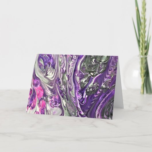 Abstracte kleurenstudie 389, kaart (Voorkant)