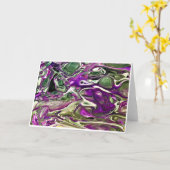 Abstracte kleurenstudie 394, kaart (Gele Bloem)