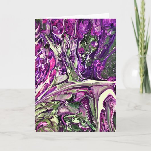 Abstracte kleurenstudie 396, kaart (Voorkant)