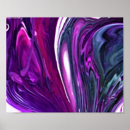 Abstracte kleurenstudie 397, poster