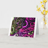 Abstracte kleurenstudie 399, kaart (Gele Bloem)