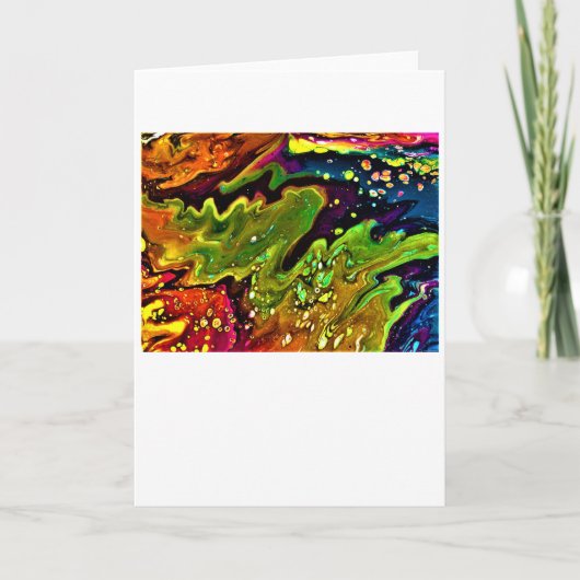 Abstracte kleurenstudie 3, kaart (Voorkant)