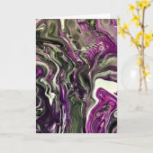 Abstracte kleurenstudie 404, kaart (Gele Bloem)