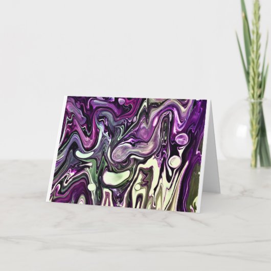 Abstracte kleurenstudie 408, kaart (Voorkant)