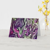 Abstracte kleurenstudie 409, kaart (Gele Bloem)