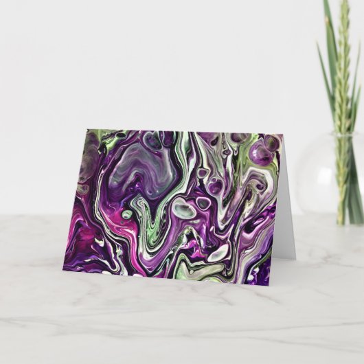 Abstracte kleurenstudie 409, kaart (Voorkant)