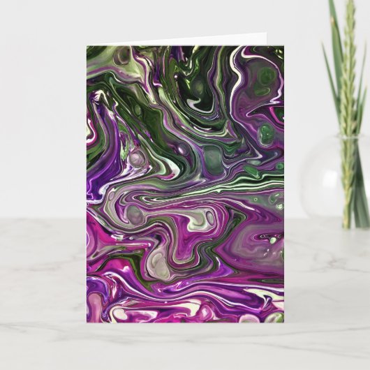 Abstracte kleurenstudie 410, kaart (Voorkant)