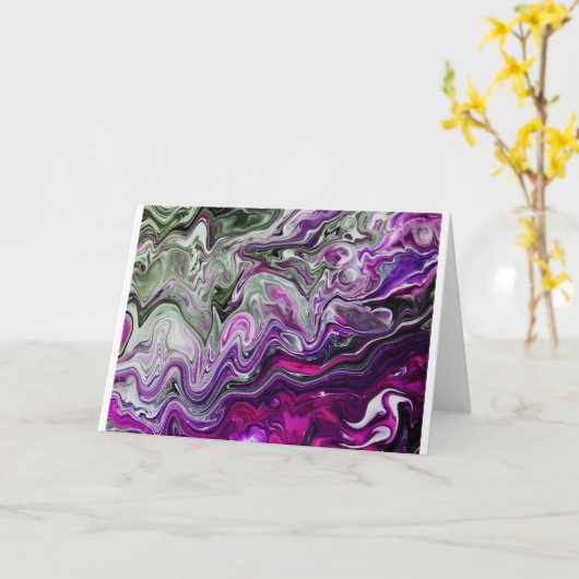 Abstracte kleurenstudie 413, kaart (Gele Bloem)