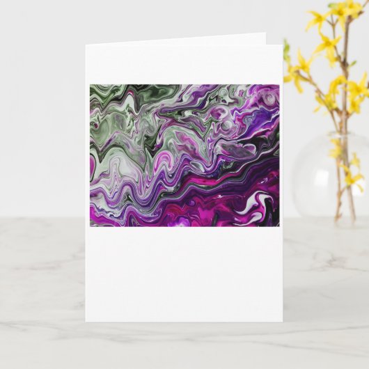 Abstracte kleurenstudie 413, kaart (Gele Bloem)