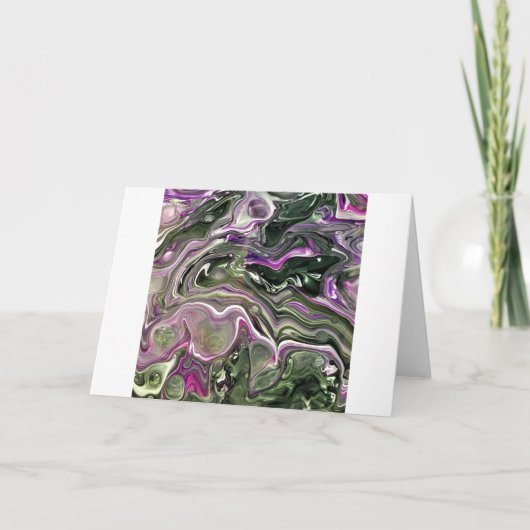 Abstracte kleurenstudie 414, kaart (Voorkant)