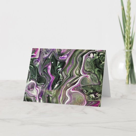 Abstracte kleurenstudie 414, kaart (Voorkant)