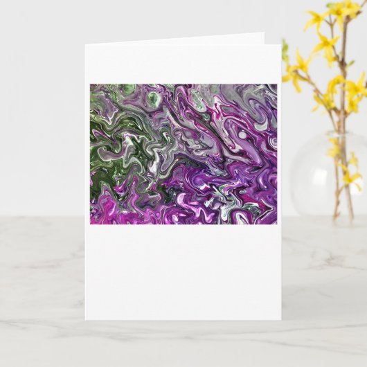 Abstracte kleurenstudie 427, kaart (Gele Bloem)