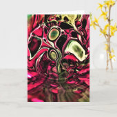 Abstracte kleurenstudie 430, kaart (Gele Bloem)