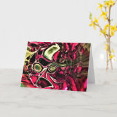 Abstracte kleurenstudie 430, kaart (Gele Bloem)