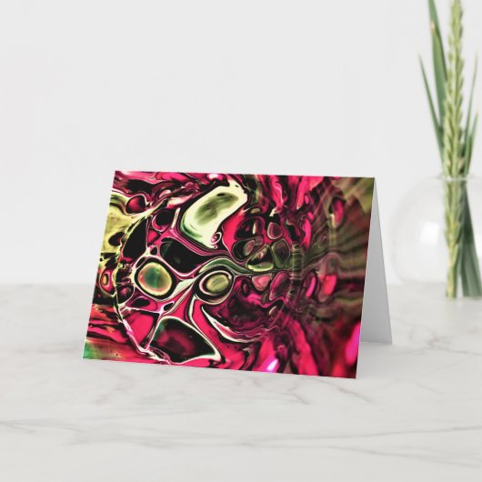 Abstracte kleurenstudie 430, kaart (Voorkant)