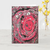 Abstracte kleurenstudie 432, kaart (Gele Bloem)