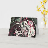 Abstracte kleurenstudie 437, kaart (Gele Bloem)