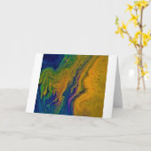 Abstracte Kleurenstudie 43, Kaart (Gele Bloem)