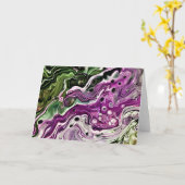 Abstracte kleurenstudie 440, kaart (Gele Bloem)