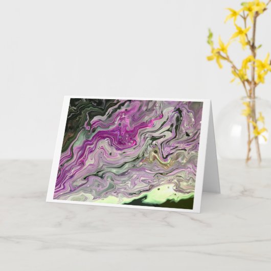 Abstracte kleurenstudie 442, Kaart (Gele Bloem)