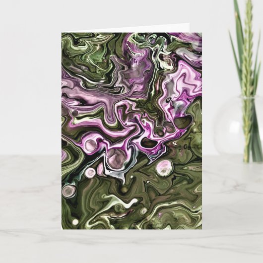 Abstracte kleurenstudie 444, kaart (Voorkant)