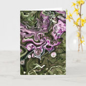 Abstracte kleurenstudie 444, kaart (Gele Bloem)