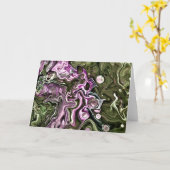 Abstracte kleurenstudie 444, kaart (Gele Bloem)