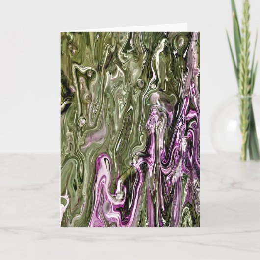 Abstracte kleurenstudie 448, kaart (Voorkant)