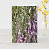 Abstracte kleurenstudie 448, kaart (Gele Bloem)