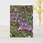 Abstracte kleurenstudie 449, kaart (Gele Bloem)