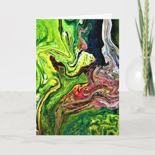 Abstracte kleurenstudie 44, kaart (Voorkant)