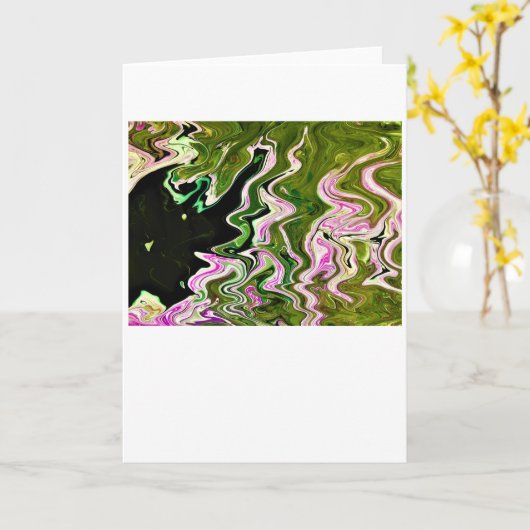 Abstracte kleurenstudie 451, kaart (Gele Bloem)