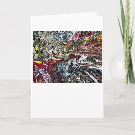 Abstracte kleurenstudie 45, kaart (Voorkant)