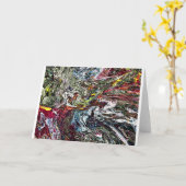 Abstracte kleurenstudie 45, kaart (Gele Bloem)