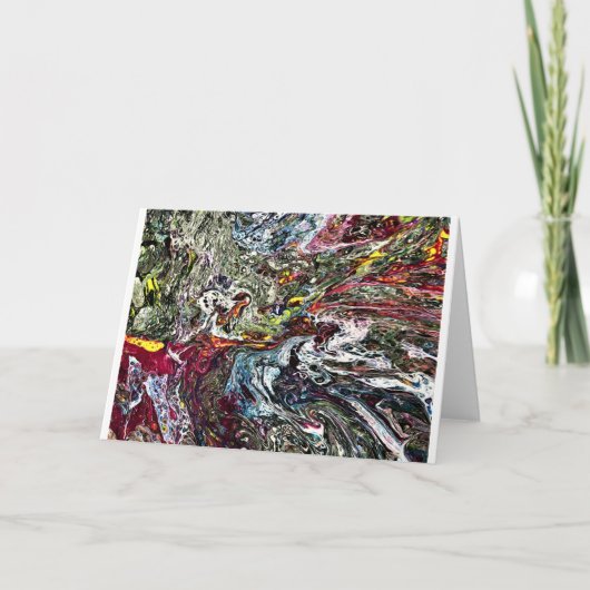 Abstracte kleurenstudie 45, kaart (Voorkant)