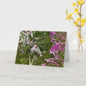 Abstracte kleurenstudie 463, kaart (Gele Bloem)