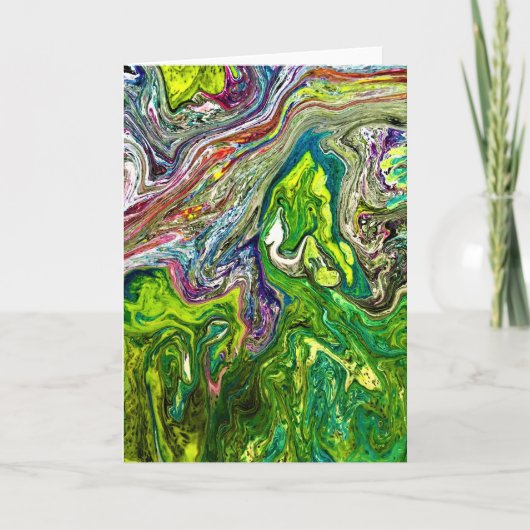 Abstracte kleurenstudie 46, kaart (Voorkant)